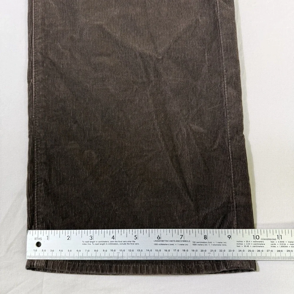 AG Adriano Goldschmied The Protege Straight Leg Corduroy Pants‎ Mens 40x36 Brown